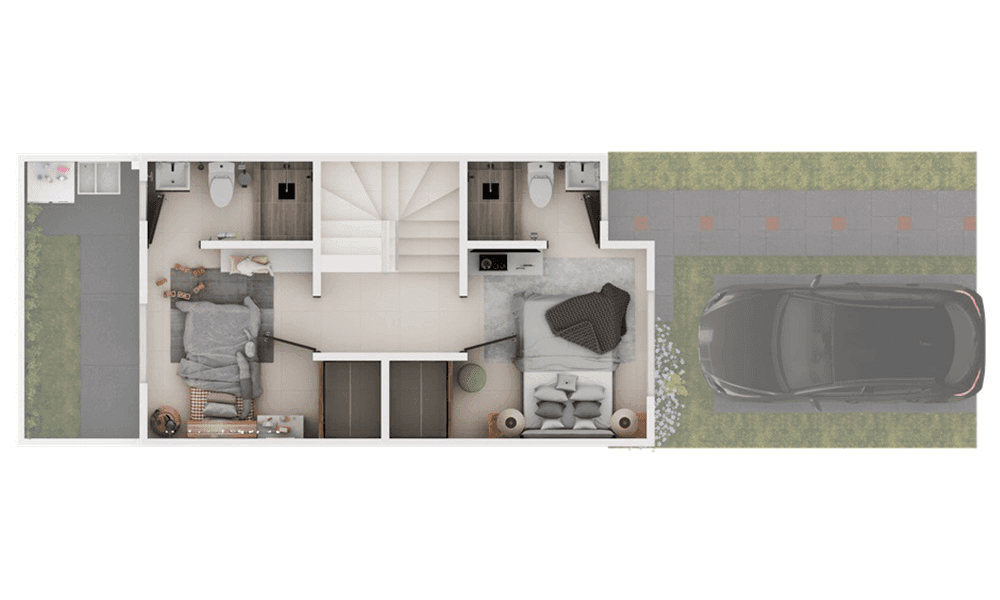 Plano de Primer Nivel — Modelo Javer B