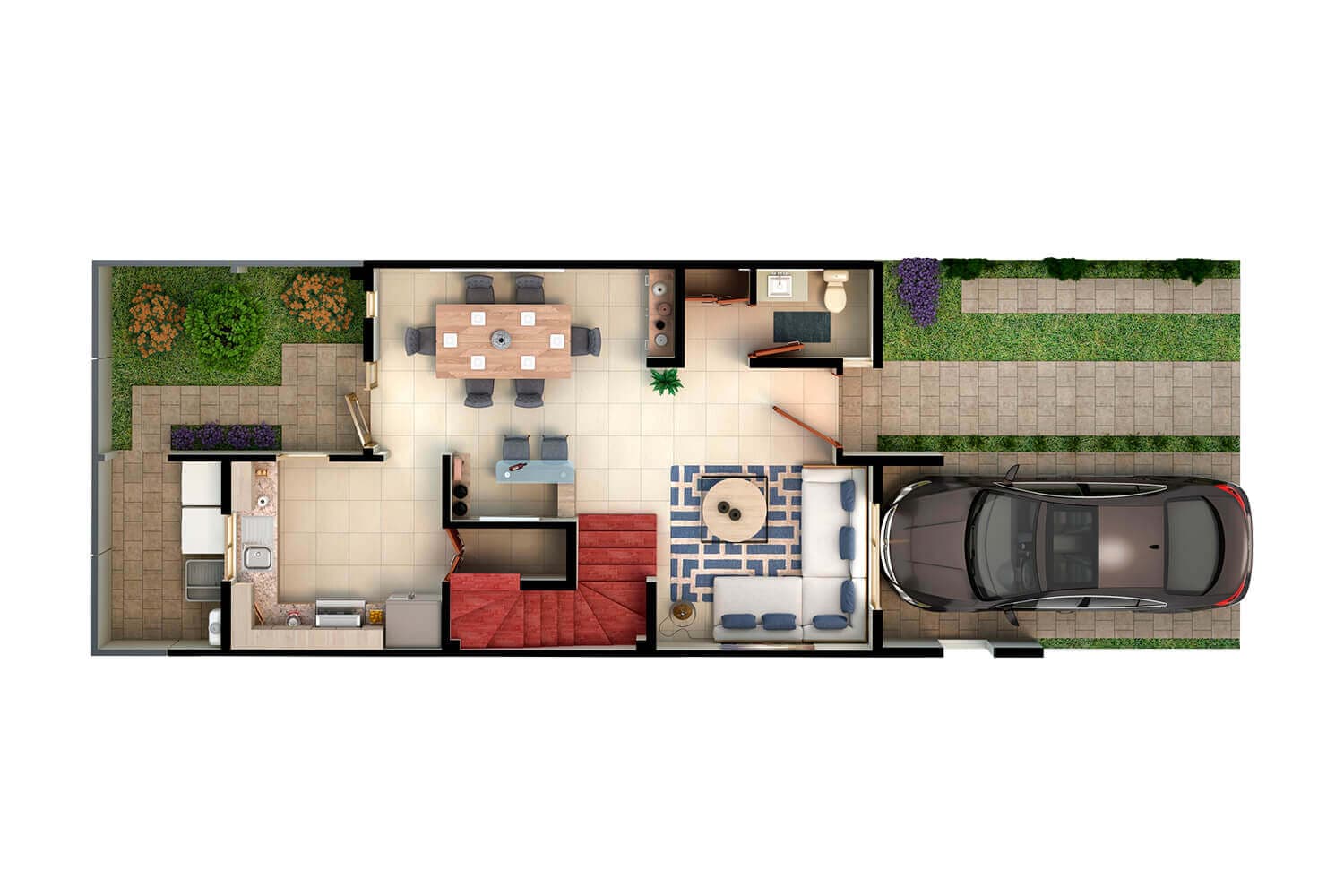 Plano de Planta Baja — Modelo Duranta Plus