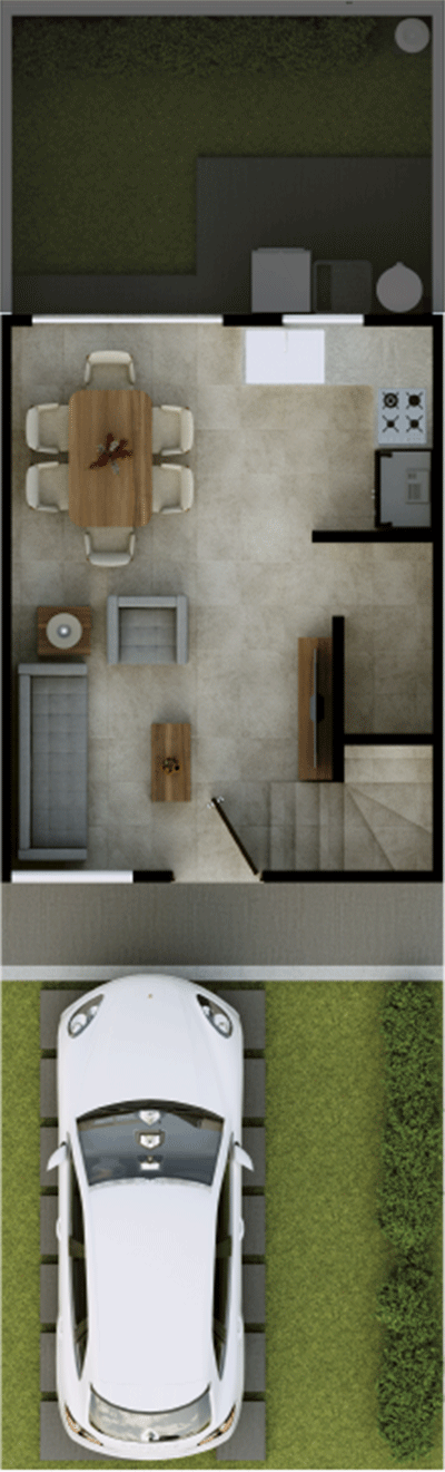 Plano de Planta Baja — Modelo Córdoba